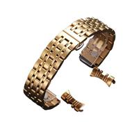 Stainless Steel Wacth Strap 12mm 14mm 16mm 18mm 20mm 22mm 24mm 26mm WristBand(Gold,14mm)
