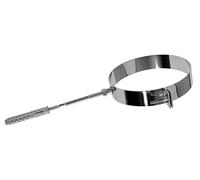 Stainless Steel Wall Bracket with Screw Chimney Liner Clip Flue Liner Clamp Holder Multi Fuel Stove Support KJ19 (125mm)