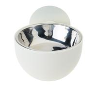 Stainless Steel Wall Hung Pet Bowls with Textured Base Intended for Dogs Cats and Other Small Animals Stainless Steel Pet Bowl