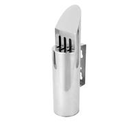 Stainless Steel Wall Mounted Ashtray with Windproof Design and Secure Lock, Outdoor Cigarette Holder for Patio