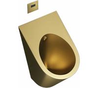 Stainless Steel Wall-Mounted Automatic Urinal - Splash-Proof Commercial Toilet with Sensor Flush System Perfect for Bars Restaurants and Public Restrooms