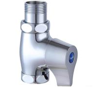 Stainless Steel Wall Mounted Bath Mixer Tap Shower Faucet Set | Hot Cold Single Handle Bathroom Faucet with Double Outlet Valve for Tub Sink Shower Installation