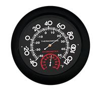 Stainless Steel Wall Mounted Digital Thermometer Hygrometer For Home School Office Baby Room Hanging Weather Thermometer Hygrometer
