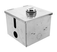 Stainless Steel Wall Mounted Electrical Outlet Box, Lockable Outdoor