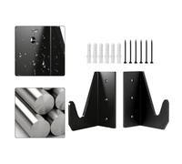 Stainless Steel Wall-Mounted Jack Storage Stand - Heavy-Duty Holder Compatible with Most Horizontal Hydraulic Jacks, Space-Saving Garage & Workshop Organizer