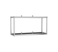 Stainless Steel Wall-Mounted Kitchen Shelf - Heavy Duty Commercial Storage Unit, Waterproof Bathroom Shower Rack, Perfect for Restaurants & Home (70x30x40cm)