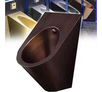 Stainless Steel Wall-Mounted Men's Urinal - Intelligent Induction Flush Vertical Design Commercial Outdoor Toilet Sensor-Activated Durable Bar Urinals for High Traffic Use