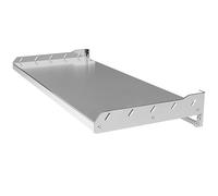 Stainless Steel Wall Mounted Microwave Oven Rack with Pot & Pan Holder - Space Saving Kitchen nizer for Electric Oven & Cookware Storage - Multifunctional Metal Shelf Stand
