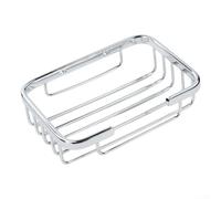 Stainless Steel Wall Mounted Soap Holder Rack for Bathroom Use, Practical Storage Solution for Soap Protection and Space Optimization