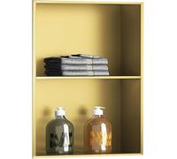 Stainless Steel Wall-Mounted Storage Waterproof for Home & Hotel 68x30x15 cm Sl esign for Efficient Space Management