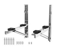Stainless Steel Wall Mounting Bracket, Anti-Vibration Pads, for Ductless Mini Split Outdoor Installation