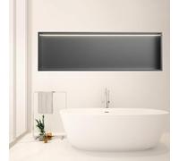 Stainless Steel Wall Niche with LED Light, Single Shelf Bathroom Organizer for Shower, Perfect for Space-Saving Bathroom Storage Installation