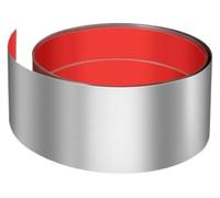 Stainless Steel Wall Trim Molding Door Kick Plate | 4 x 118 inches 0.4 mm For Cupboard: Stainless Steel, Adhesive Backing, Cut, Peel, Stick