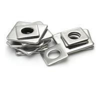 Stainless Steel Washers 1-50pcs Square Plate Flat Pad Spacer Gasket Square Washers(M5x30x2mm (5pcs))