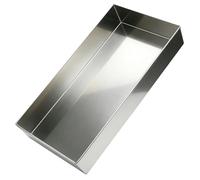 Stainless Steel Washing Machine Drain Pan, Leak-Proof Deep Tray for Under Appliance Water Drip Protection and Multi-Purpose Use