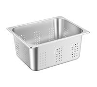 Stainless Steel Washing Up Bowl,Multi-Purpose Dish Tub with Drain Holes,Large Square Container for Kitchen,Vegetable Washing Basin, Sturdy Dishpan for Home