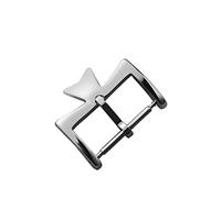 Stainless Steel Watch Clasp for VC Vacheron Watch Strap Buckles Constantin Silvery Golden Rose Gold Metal Pin Clasp 16MM 18MM (Color : Silver, Size : 20mm)