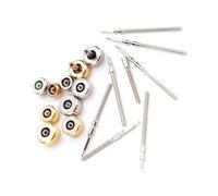 Stainless Steel Watch Crown Stem Set Durable Accessory for Watch Repairing Professionals, Tool for Various Sizes