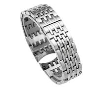 Stainless Steel Watch Strap Butterfly Buckle for Tissot Flamingo T094.210A | Metal Replacement Watch Bracelet Casual Dress Women
