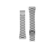Stainless Steel Watchband For A158/A159/A168/A169 /B650 /AQ230 /AE500W Classic Small Square Silver Block Metal Strap 18mm
