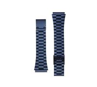 Stainless Steel Watchband For A158/A159/A168/A169 /B650 /AQ230 /AE500W Classic Small Square Silver Block Metal Strap 18mm