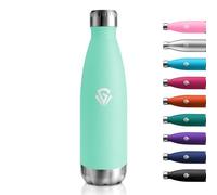 Stainless Steel Water Bottle, 500 ml, BPA-Free Insulated Flask, Thermos Flask, Leak-Proof, Double-Walled, Carbonated Drinking Bottle, Suitable for Outdoor, Sports, Bike, University, Travel, Fitness