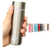 Stainless Steel Water Bottle, Mini Flask 150ML,Coffee Vacuum Small Flasks Small Capacity Portable Travel Drink Water Bottle Insulated Cup (Silvery)