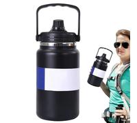 Stainless Steel Water Bottles - 4L Vacuum Thermal Flask | Metal Water Bottle,for Hot Cold Coffee Drinks Beverage Gym Hiking School Cycling