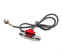 Stainless Steel Water Flow Sensor, 0.3-4 L/min Range with Hall Effect Technology, Compatible with G1/4 Thread for Water Heaters and Coffee Makers