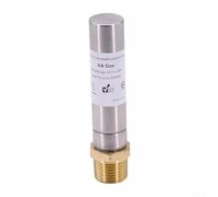 Stainless Steel Water Hammer Arrestor 1/2 NPT Thread for Washing Machine Control Pipeline System Laundry Pipe Supply Valves Noise Reduction Residential Home Plumbing Kitchen Silver