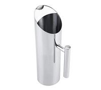 Stainless Steel Water Pitcher Jug with Ice Guard Cold Drinking Pitcher Home Hotel Serving Tool(1.5L)