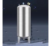 Stainless Steel Water Pressure Tank for Well Systems, Vertical Storage Container with 100L Capacity
