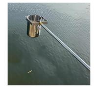 Stainless Steel Water Sample Cups with Telescoping Rod 17/34 fl oz Liquid Sampler Pole - Portable Mud Water Sampling Bucket for Lake River Wellhead Reservoir(1000ml/33.8fl oz 0.98-2.5