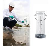 Stainless Steel Water Sampler Bucket 0-30m, Complete Water Quality Collector Set, 3L Plexiglass Environmental Monitoring Tool, Thickened Sampling Equipment