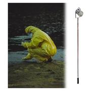 Stainless Steel Water Sampler with Extendable Pole 1000ml Beaker Cups Ideal for River Liquid Sampling Adjustable Length 3.8ft to 13.1ft Durable Pendulum Design