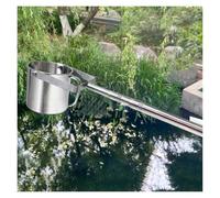 Stainless Steel Water Sampler with Extendable Pole for Pool, Laboratory, Factory, and River Banks, Liquid Dipper Set for Water Sampling