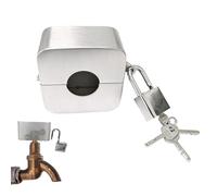 Stainless Steel Water Tap Lock - Rustproof Garden Hose Tap Lock Anti-Theft Spigot Lock for Unauthorised Use and Vandalism | Security for Outdoor Taps, Hose Bib Guard