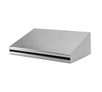 Stainless Steel Waterfall Fountain | 304 Rectangular Pool Fountain with LED Illumination / 12V Transformer | G1 1/2 Thread for Swimming Pool/Garden/Playground | Simple