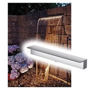 Stainless Steel Waterfall Spillway 45cm Blade for Garden Ponds & Fountains Outdoor Water Feature for Home & Commercial Decor & Slish Design