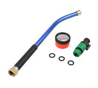 Stainless Steel Watering Wand with 1000 Hole Plastic Nozzle, 62cm Long Garden Sprayer for Plants, 38 Degree Bend Aluminum Alloy Head, 1/2 3/4 1 Inch Connector(1/2inch)