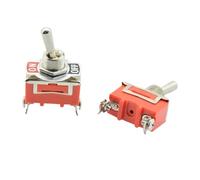 Stainless Steel Waterproof Toggle Swith 12V Heavy Duty Toggle Flick Switch ON OFF ON Car Metal SPDT SPST P0.05 15A 250V Terminal(1pc)