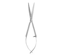 Stainless Steel Waterweed Tool Shears, Spring Rebound Aquatic Plant Trimming Scissors with Curved Blades for Precision Landscaping in Small Fish Tanks