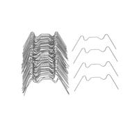 Stainless Steel Wave Staples 100 Pack for Plastic Bumper Repair | Wave design allows for precise placement and easy melting into plastic surfaces with standard hot stapler tools.
