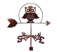Stainless Steel Weather Vane Durable Farmhouse Weathervane Wind Direction Indicator Yard Measuring Tools for Roof Mount Courtyard Garden Scene Decor for Outdoor Use