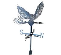 Stainless Steel Weather Vane Retro Eagle Weathervane Wind Direction Indicator for Garden Patio Yard Farm Decor Best for Summer House Roof