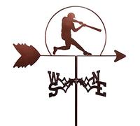Stainless Steel Weather Vane Retro Weathervane,Durable Farm Scene Garden Weathercock,Decorative Wind Direction Indicator for Outdoor Farm Yard Garage Cupola Measuring Tool