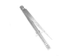 Stainless Steel Wedge Taper Gap Gauge 0-15mm Depth Measuring Tool for Welding Woodworking Metalworking - Adjustable Caliper Ruler
