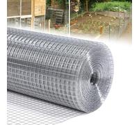Stainless Steel Welded Wire Mesh, 1/2 Inch Square Hardware Cloth, Easy to Cut for Garden and Home Maintenance Projects, 1.2m x 5m (47.2in x 16.4ft)