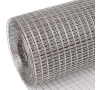 Stainless Steel Welded Wire Mesh 2"x2" Square Hardware Cloth for Garden & Livestock - Rabbit & Chicken Fence, 1x12m Size, Ideal for Secure Farming Solutions