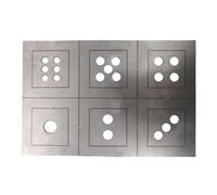 Stainless Steel Welding Cube, Stainless Steel Welding Exercise Set, Beginners Welding Mild Steel Sheet, Low Carbon Steel Welding Cube Set for Practice and Training for Beginners